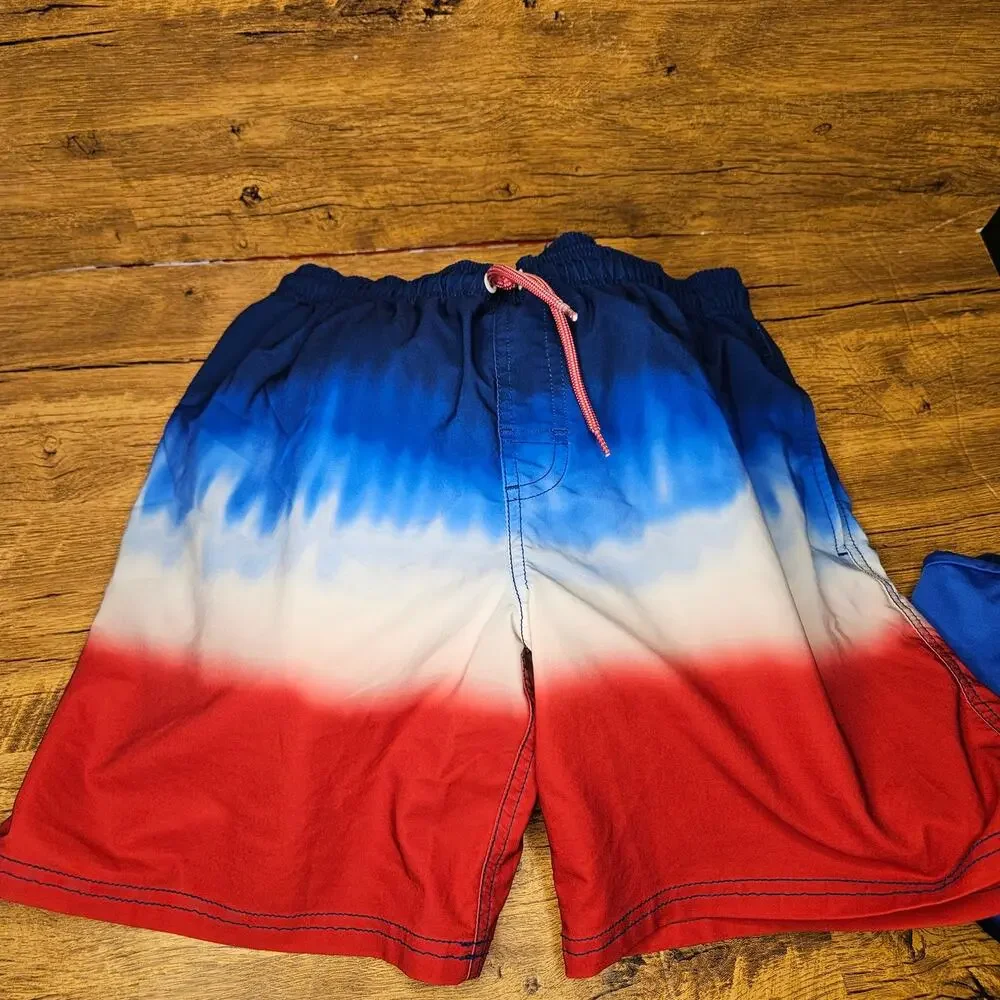Boys Swim shorts Rash Guards Shorts size 10/12 Husky youth